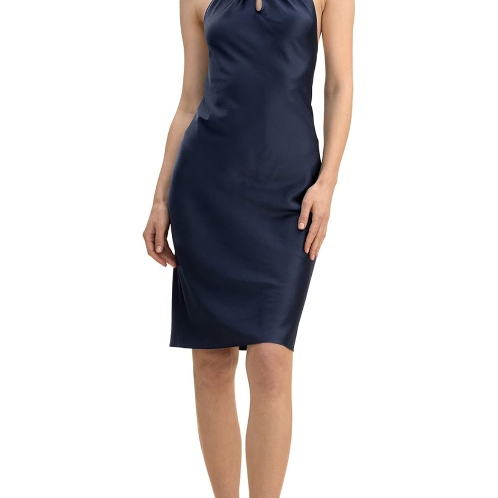 Elegant Navy Blue Dress